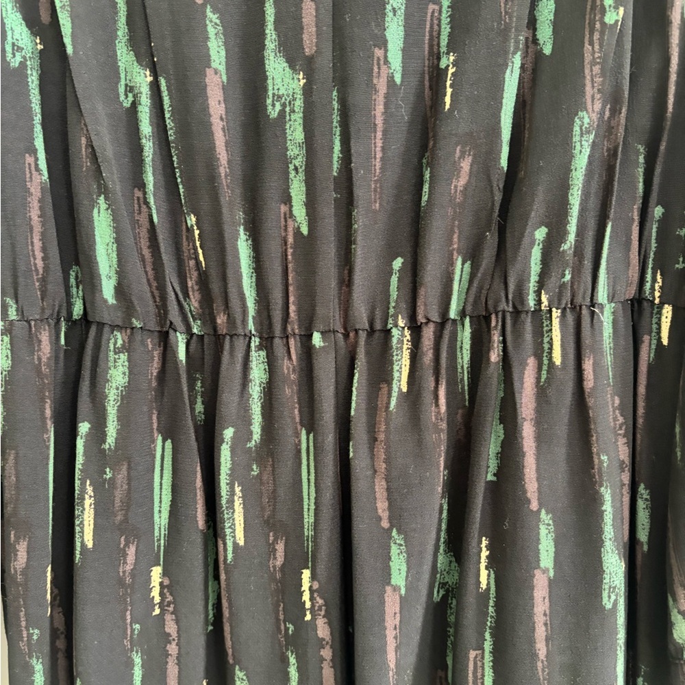 Zara Gabriela Abstract Patterned L/S Short Dress, Size Medium - Picture 9 of 15